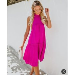 Vici Collection | Way Up High Low Halter Tiered